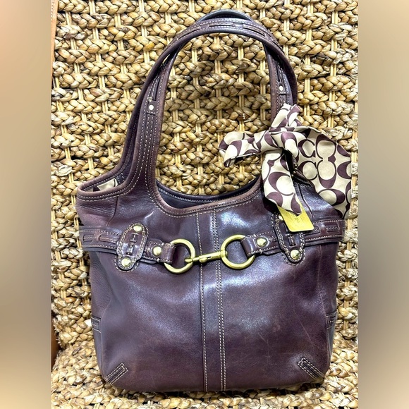 Coach Belted Ergo Leather Bag - Picture 1 of 13
